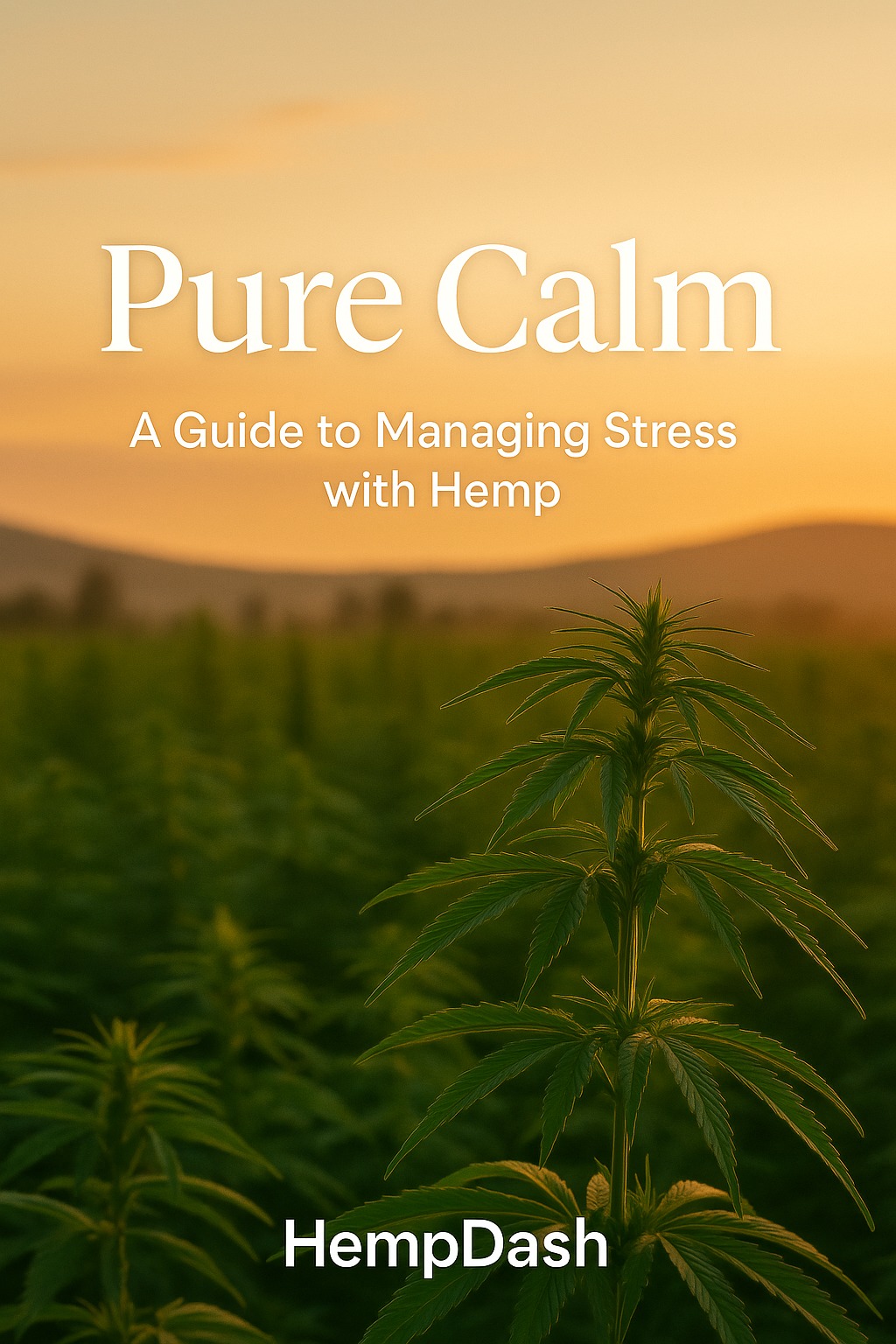 Pure Calm: A Guide to Managing Stress with Hemp book cover