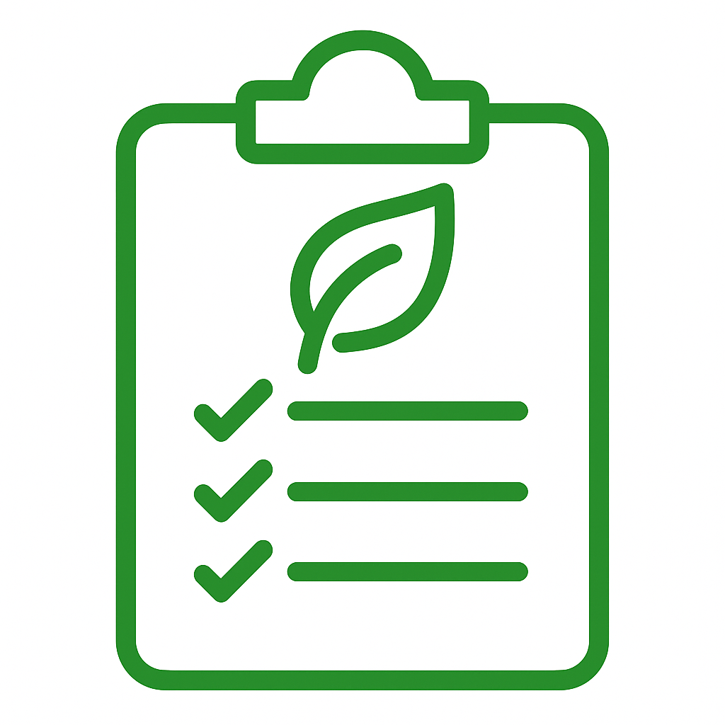 Vendor eco-friendly scoring icon